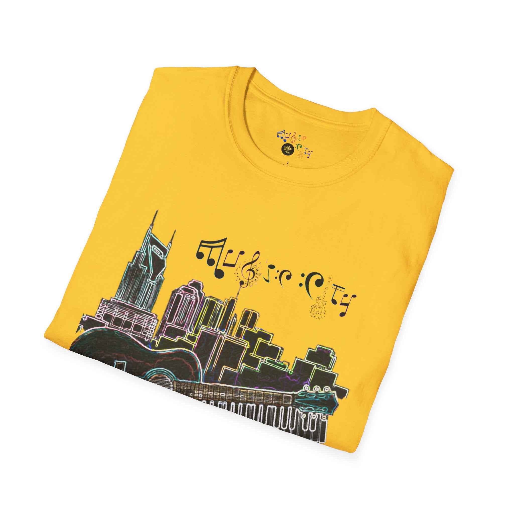 "Music City© Vibe" Unisex Double-Sided Tee
