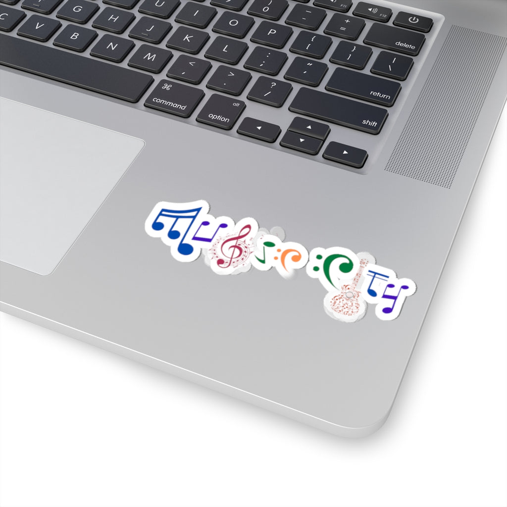 "Music City©" Colorful Logo Kiss-Cut Sticker