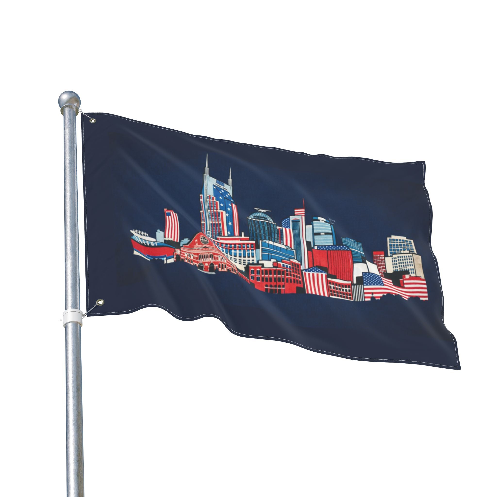 "Music City© Celebrates America 250" Commemorative Double Sided Flag