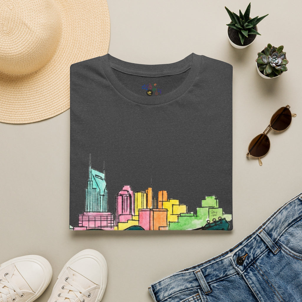 Watercolor MusicCityscape UnisexTee