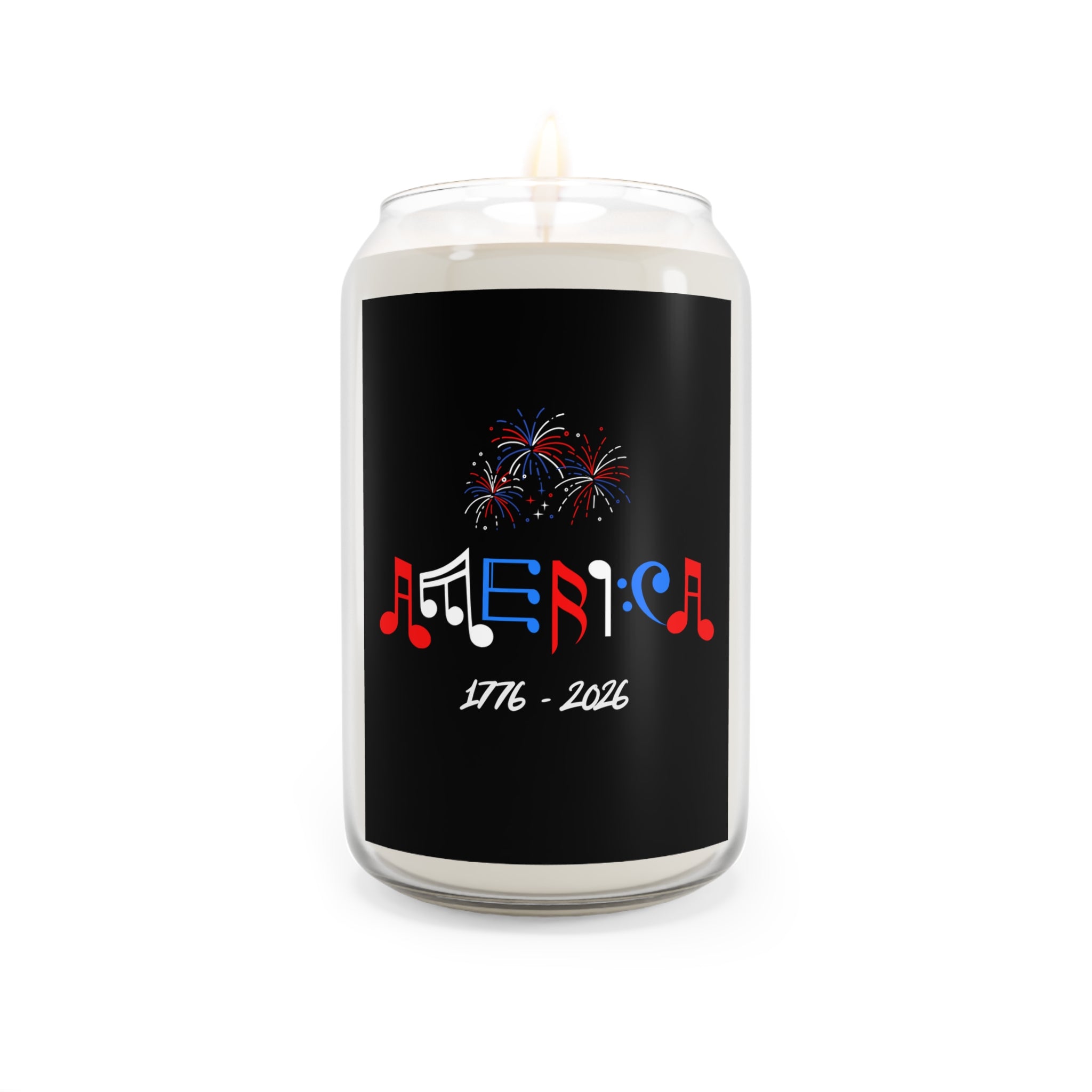 "Fireworks America 1776-2026" Commemorative Scented Candle
