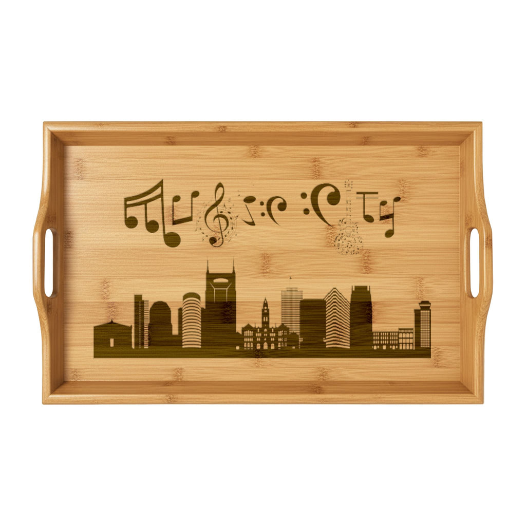 "Music City© Skyline Serenade" Music City© Bamboo Serving Tray