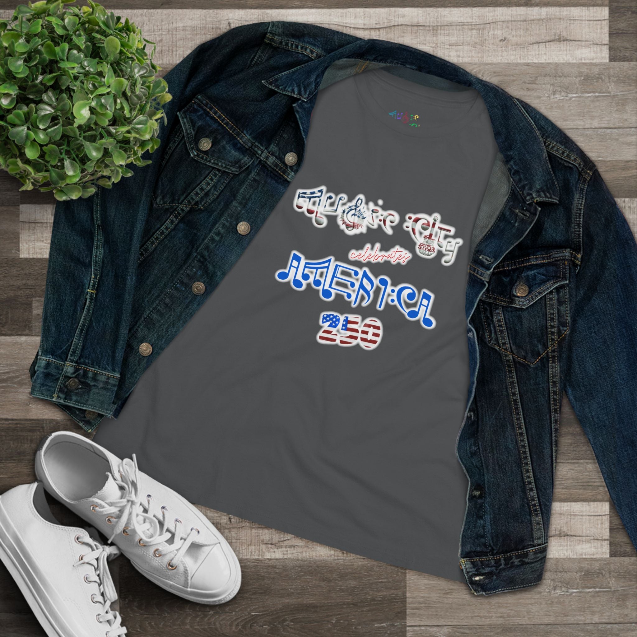 "Music City© Celebrates America 250" Commemorative Ladies Tee