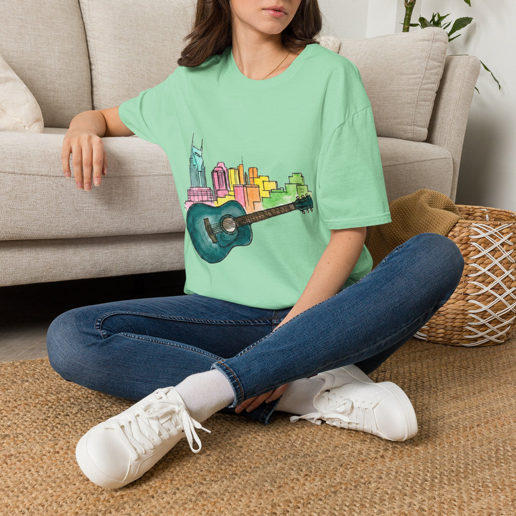 Watercolor MusicCityscape UnisexTee