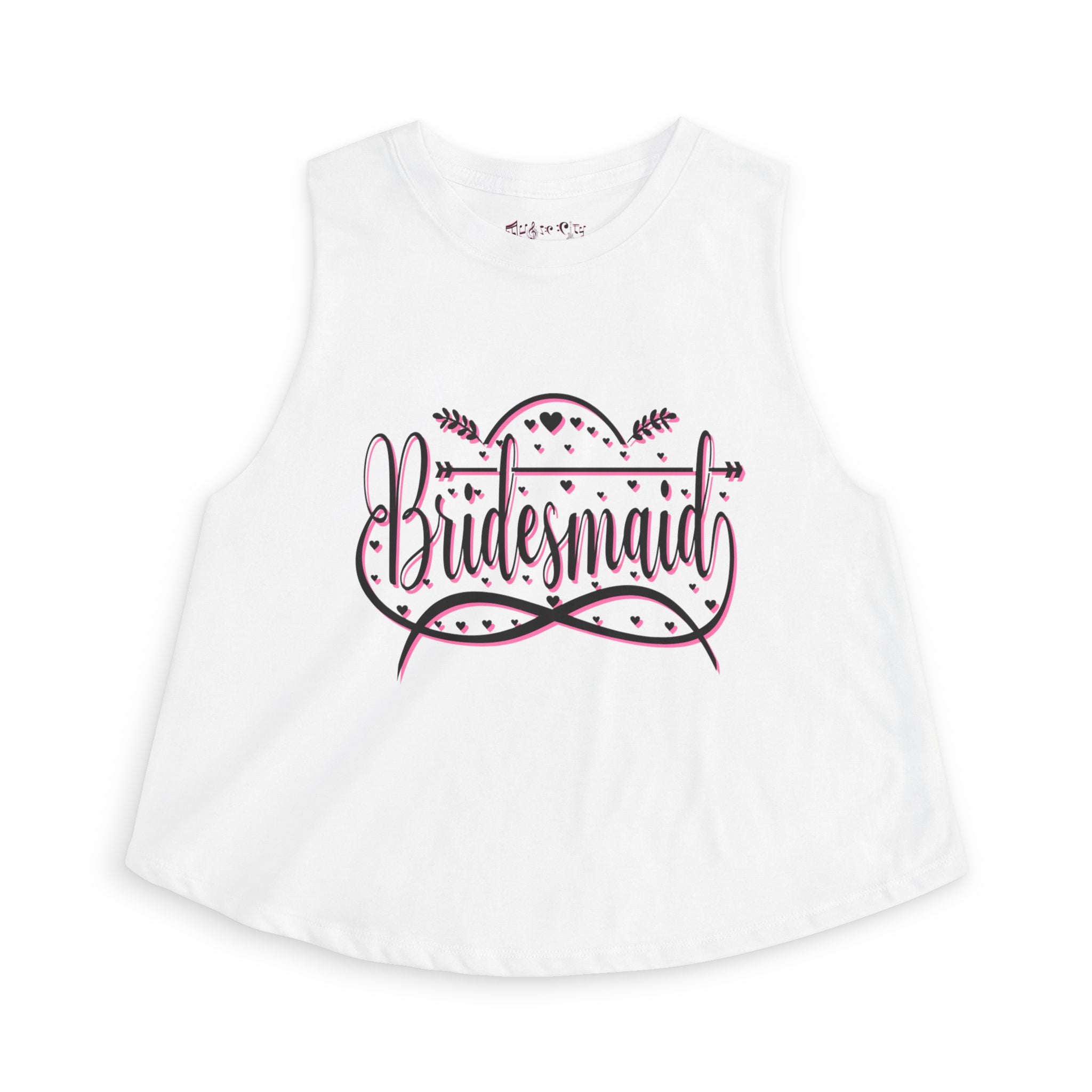 "Bridesmaid" Crop Top — Bachelorette & Bridal Shower Tank