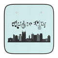 "Music City© Skyline" Foldable Car Sun Shade