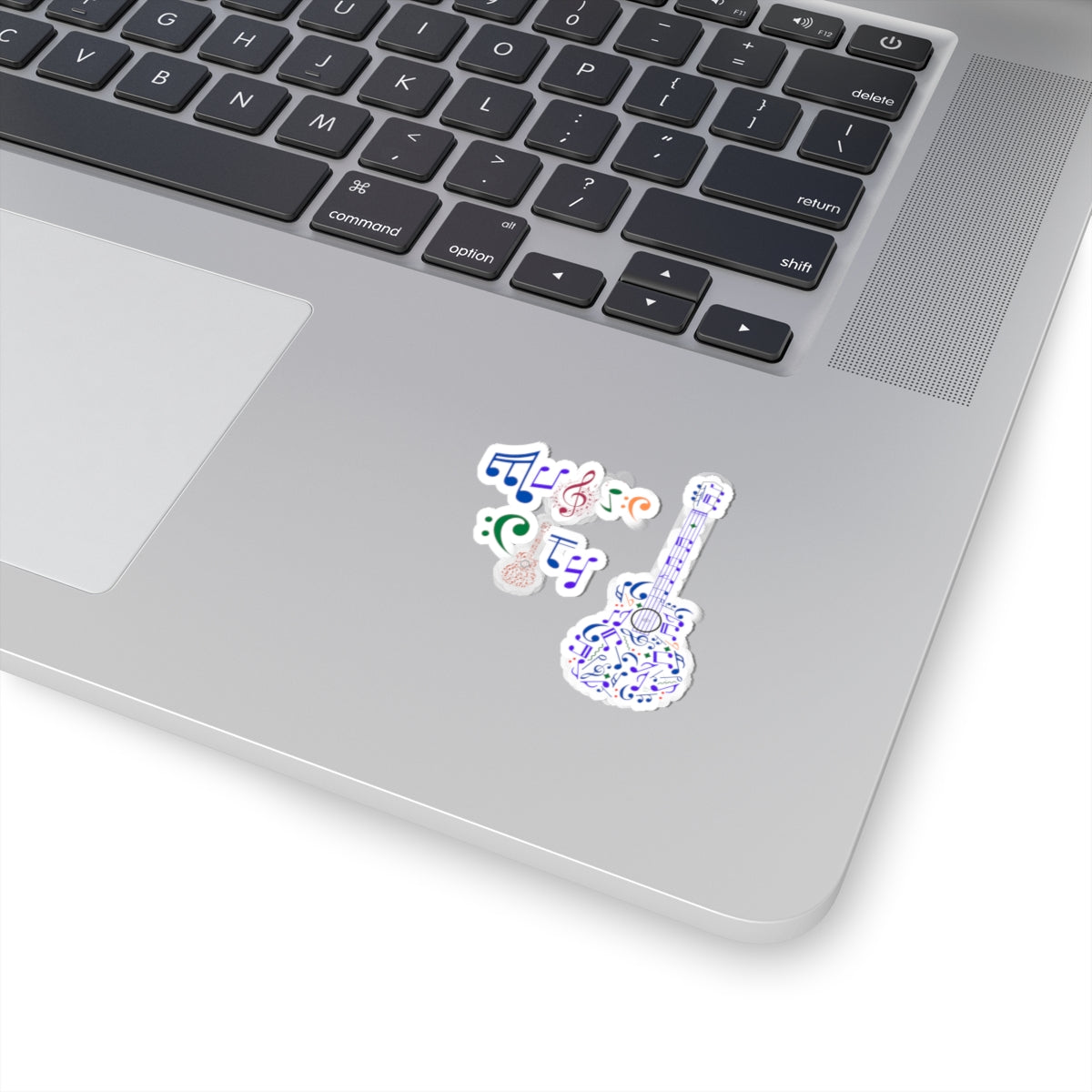 "Music City© Guitar" Kiss-Cut Stickers