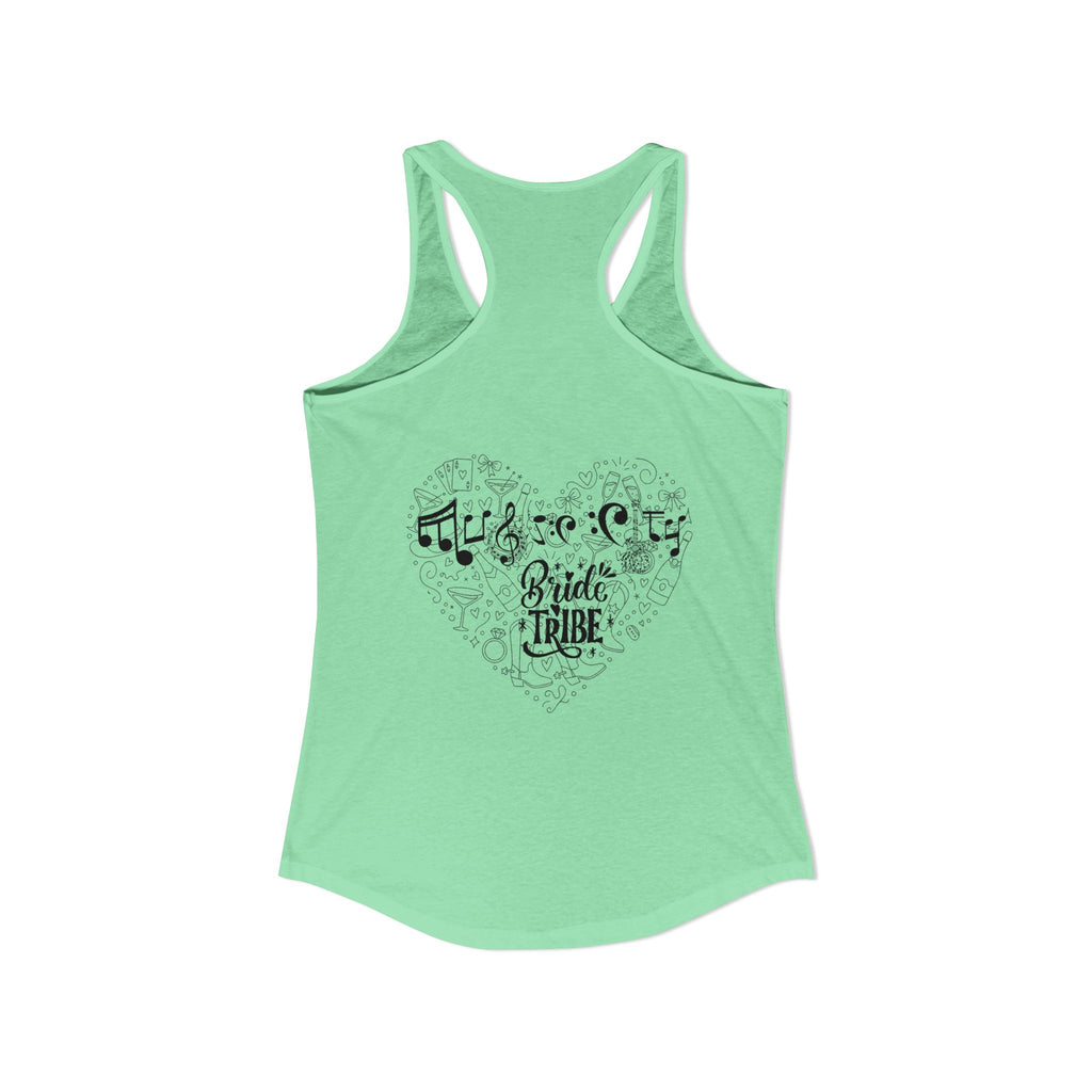 Personalized "Music City Bride Tribe Nash Bach" Racerback Tank - Bachelorette Weekend Wear
