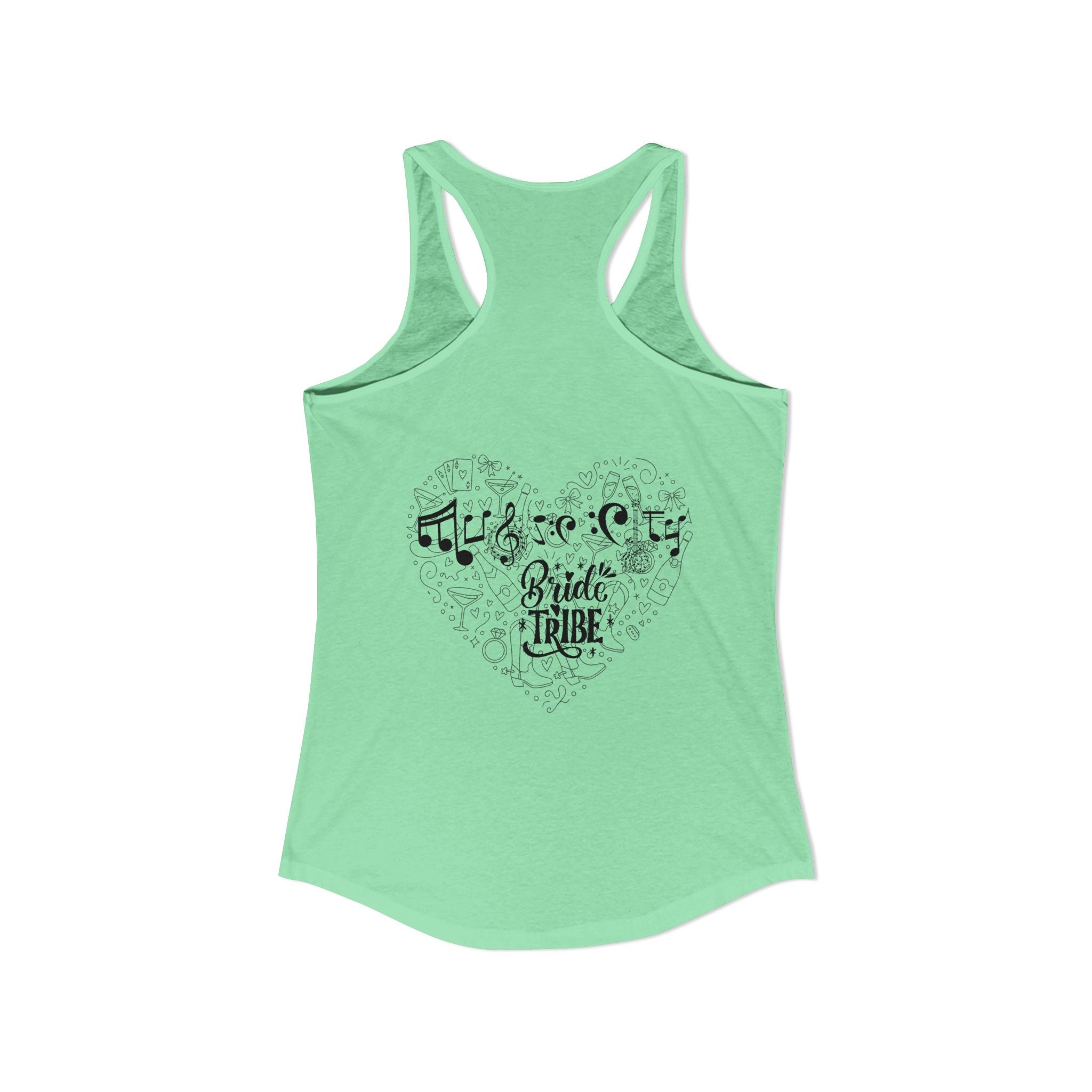 Personalized "Music City Bride Tribe Nash Bach" Racerback Tank - Bachelorette Weekend Wear