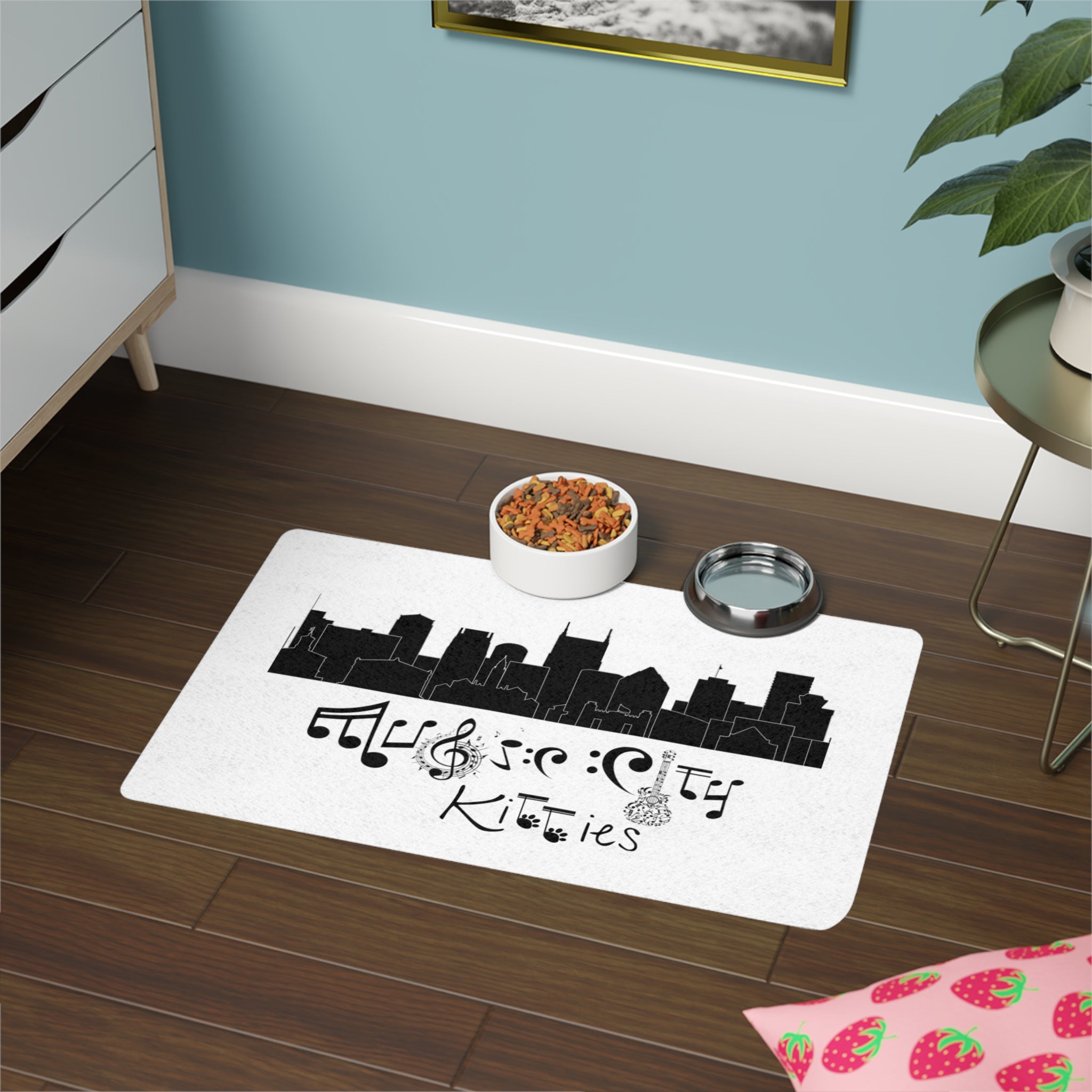 “Music City© Kitties” Food Mat