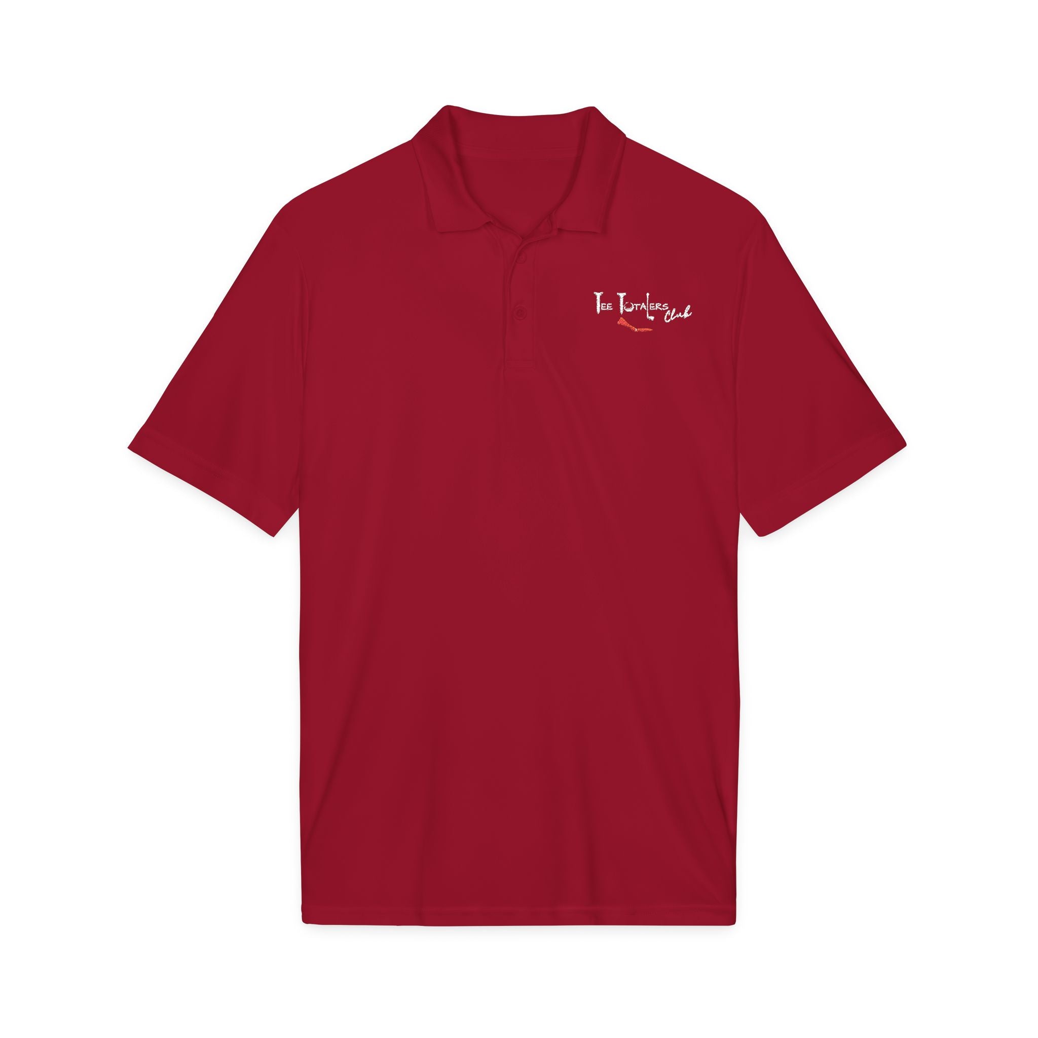 The "Tee Totalers Club" Embroidered Performance Polo