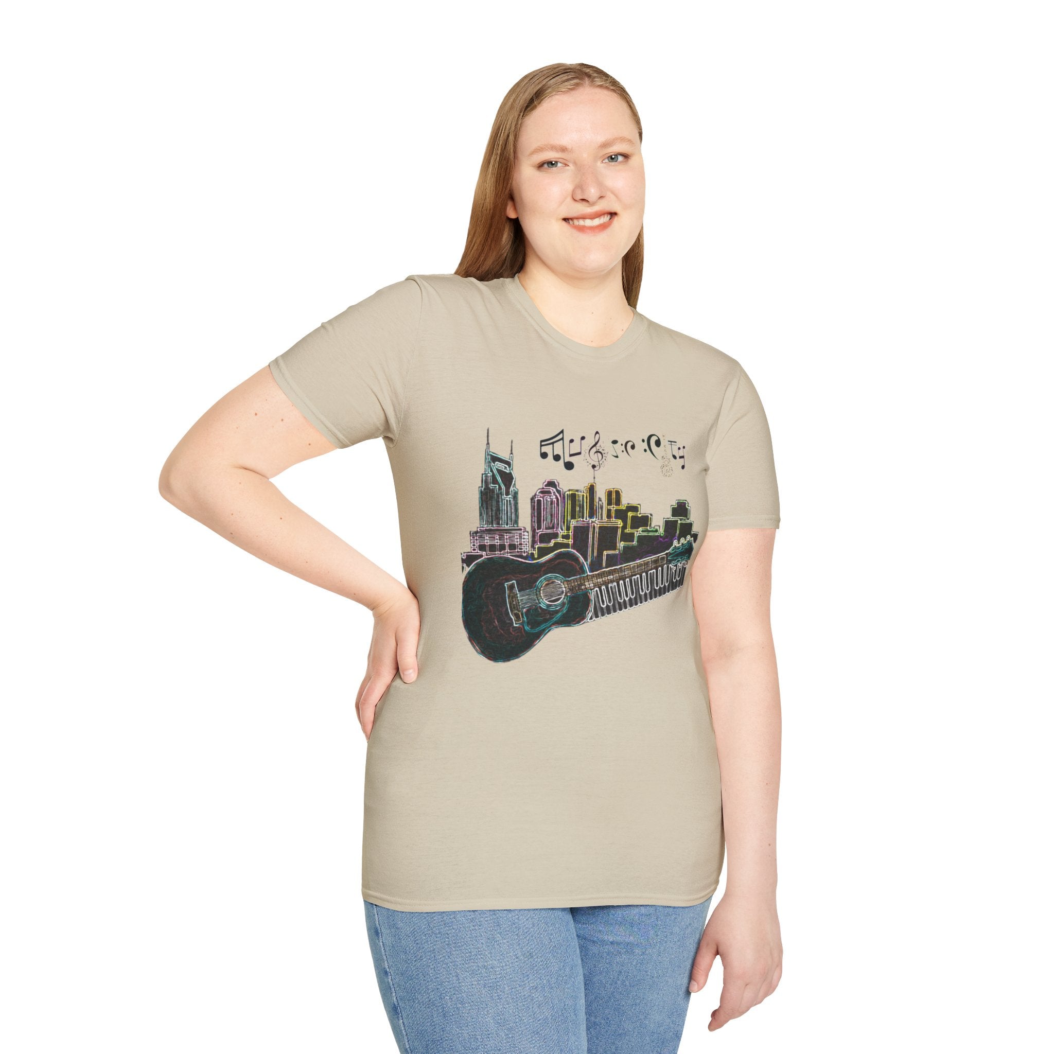"Music City© Vibe" Unisex Double-Sided Tee