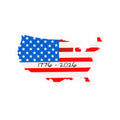 "USA 1776–2026" Commemorative Kiss-Cut Sticker