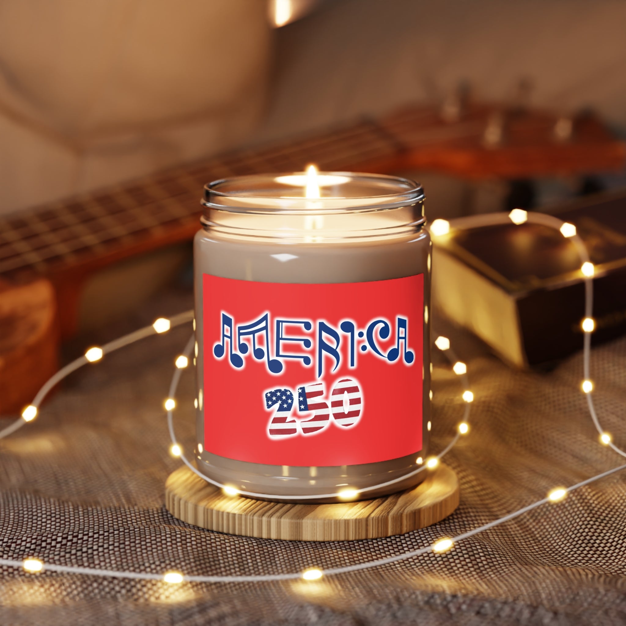 "America 250" Commemorative Red Label Soy Candle