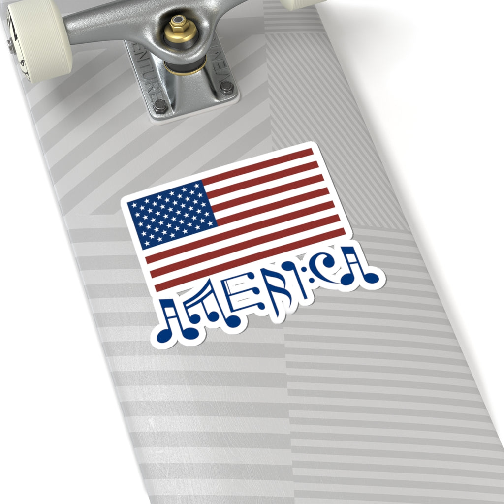 "Classic American Cadence" Kiss-Cut Sticker