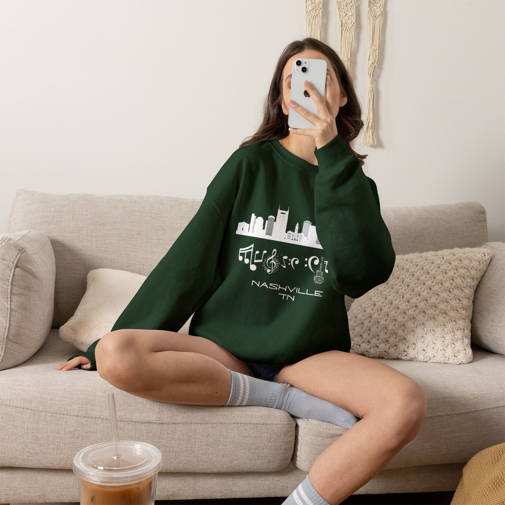 "Music City© Heritage" Embroidered Sweatshirt