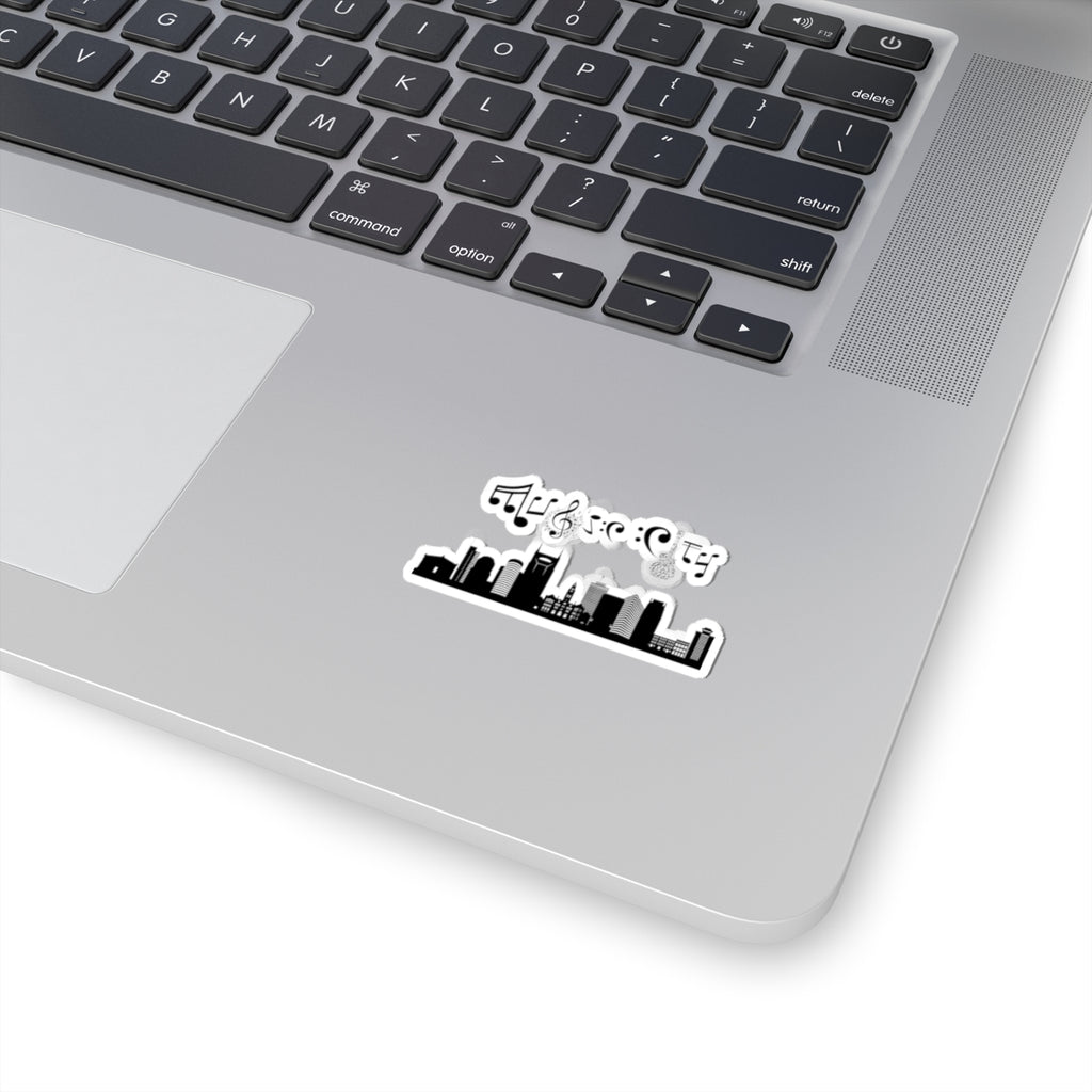 "Music City© Skyline” Kiss-Cut Sticker
