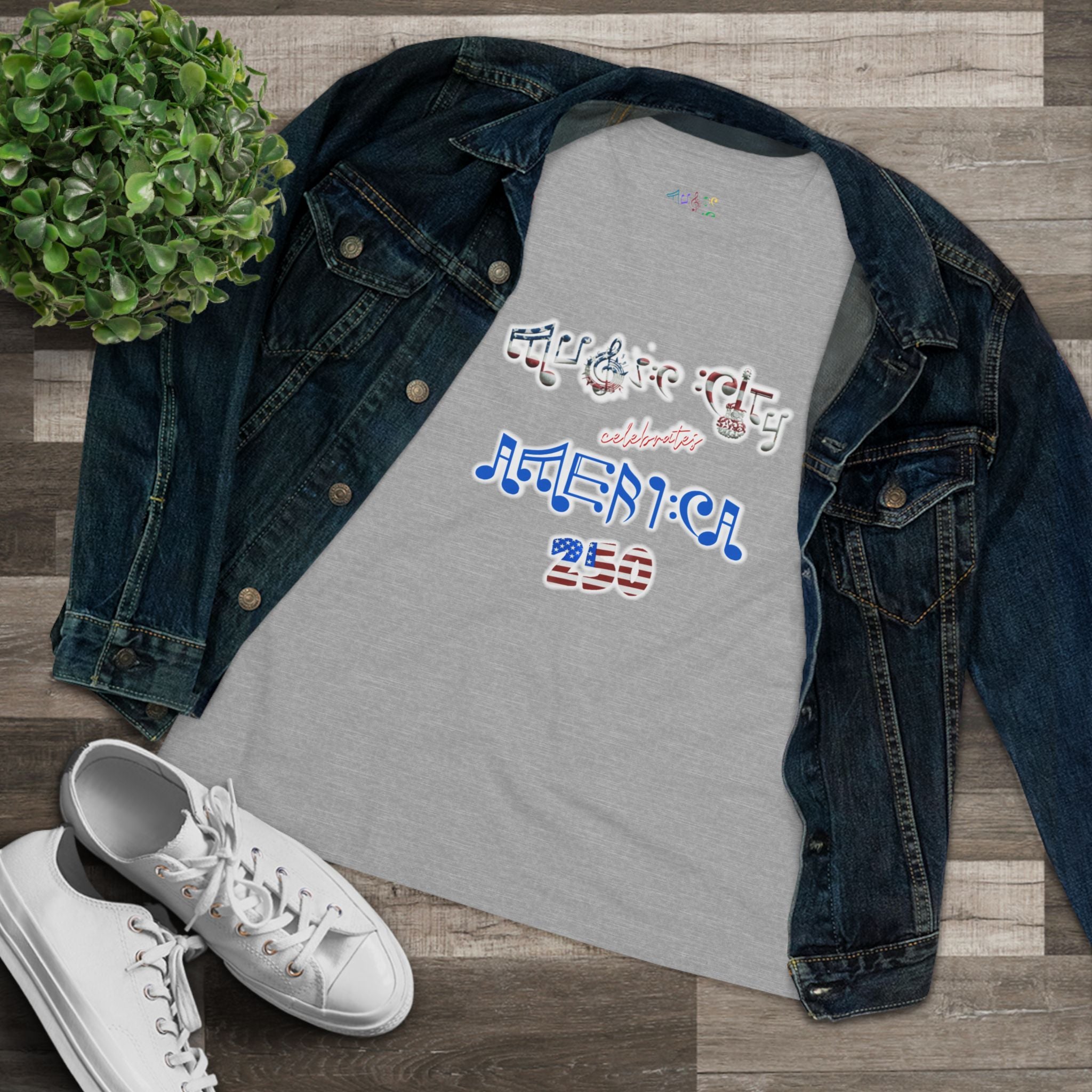 "Music City© Celebrates America 250" Commemorative Ladies Tee