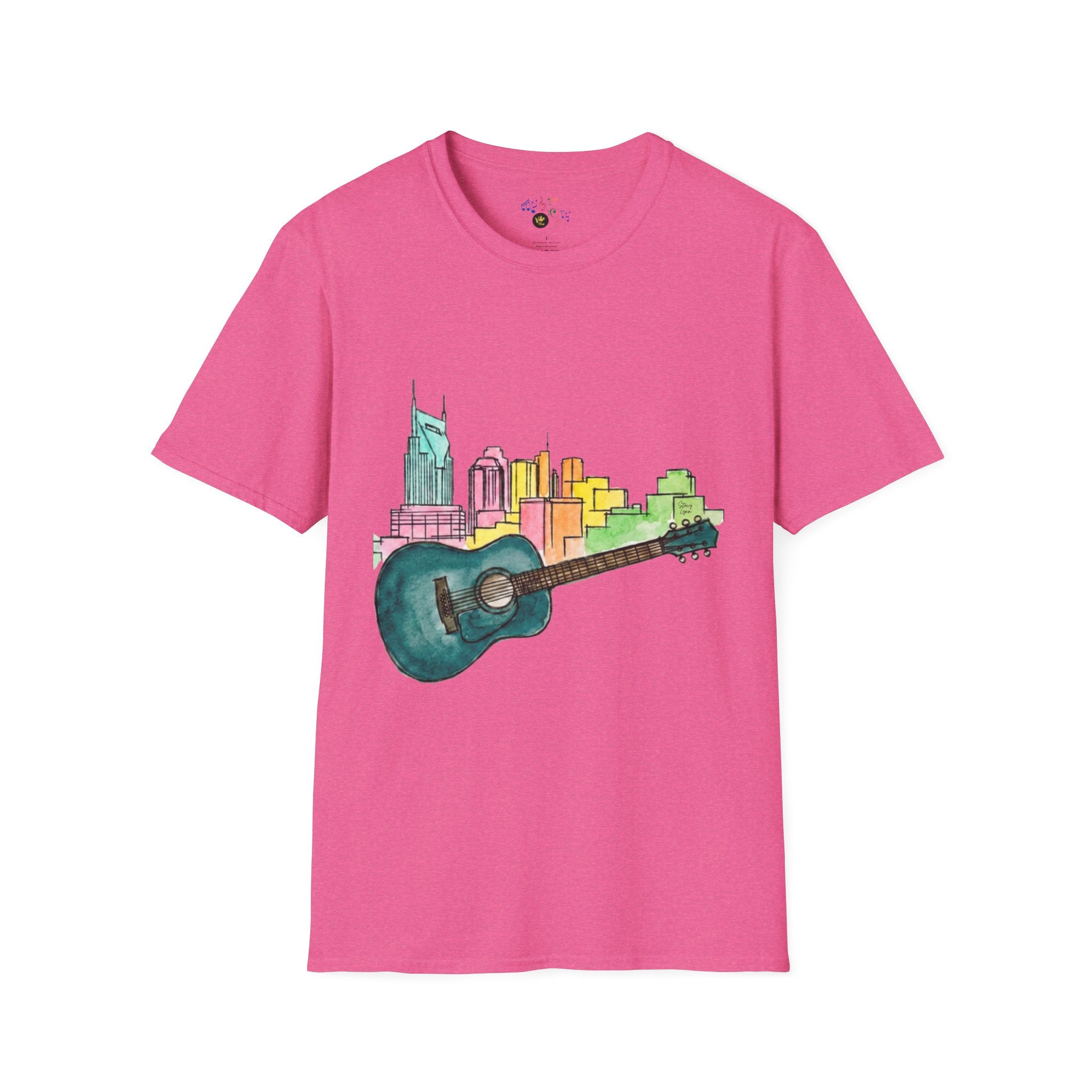 Watercolor MusicCityscape UnisexTee