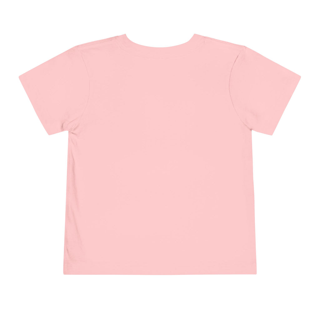 Girl's Toddler Tee with Pastel MusicCityscape