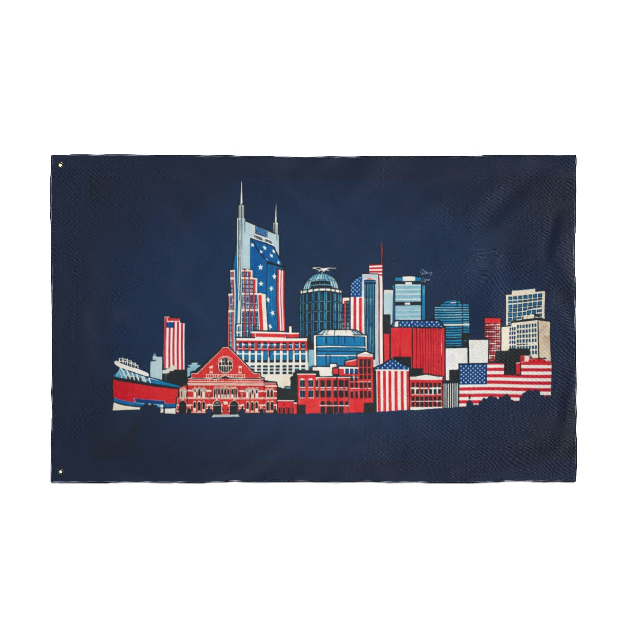 "Music City© Celebrates America 250" Commemorative Double Sided Flag