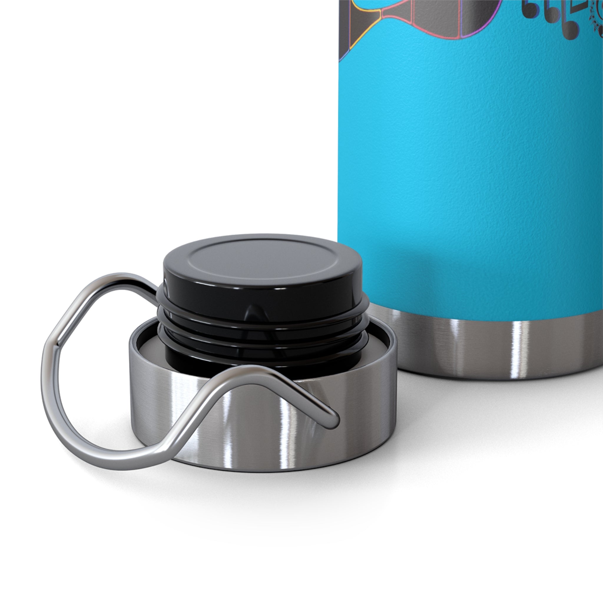 Artistic Music City Skyline Guitar Vacuum-Insulated Bottle