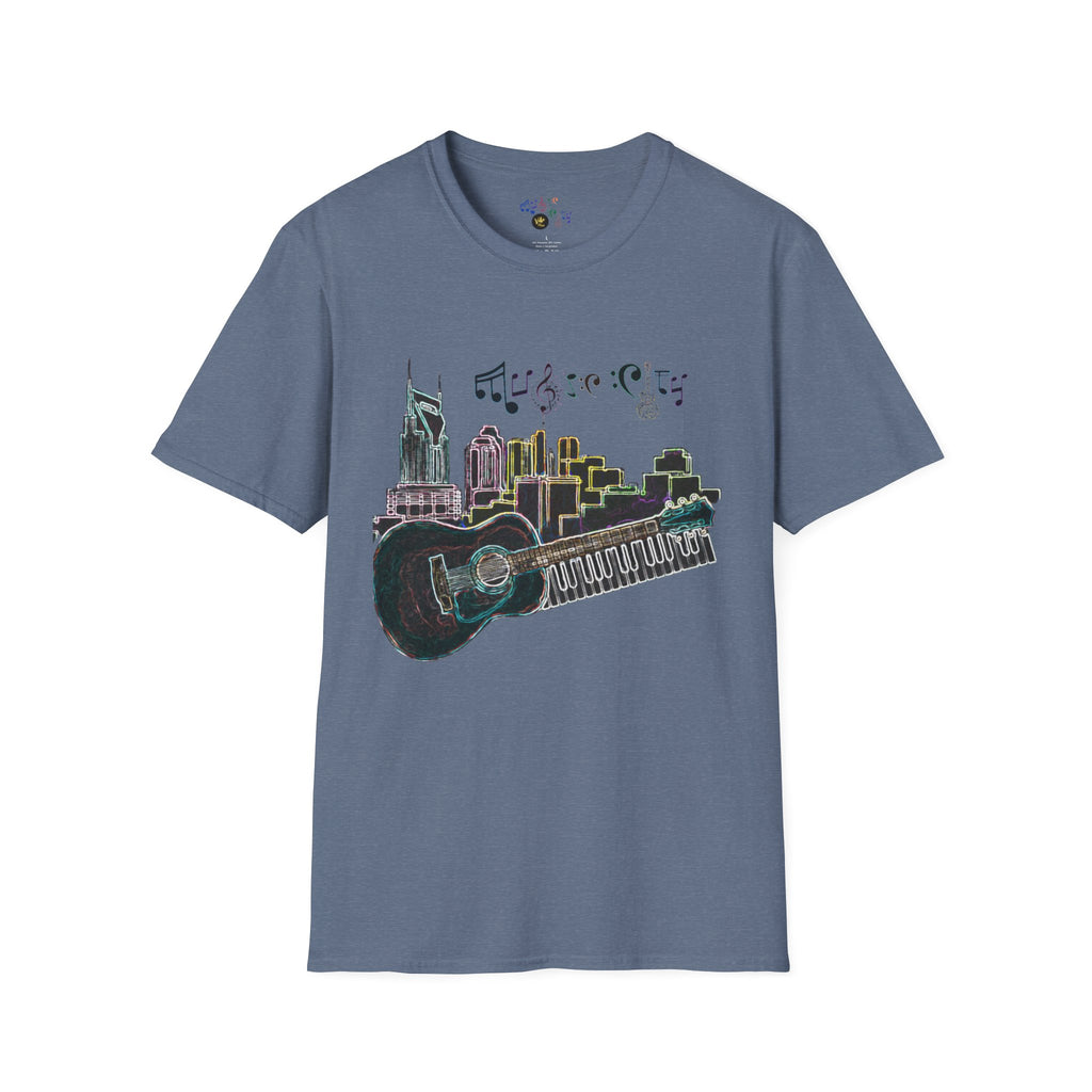 "Music City© Vibe" Unisex Double-Sided Tee
