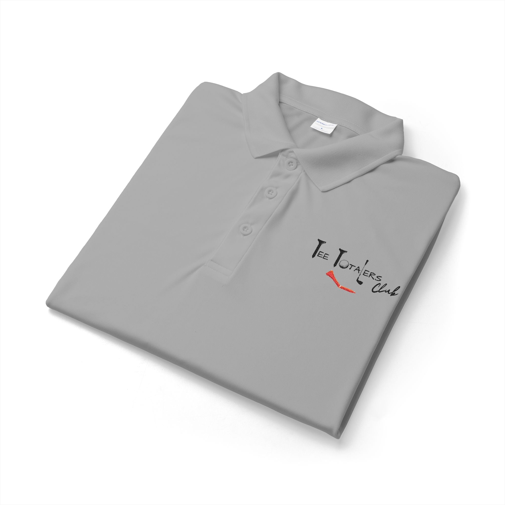 "Tee Totalers Club" Embroidered Performance Polo