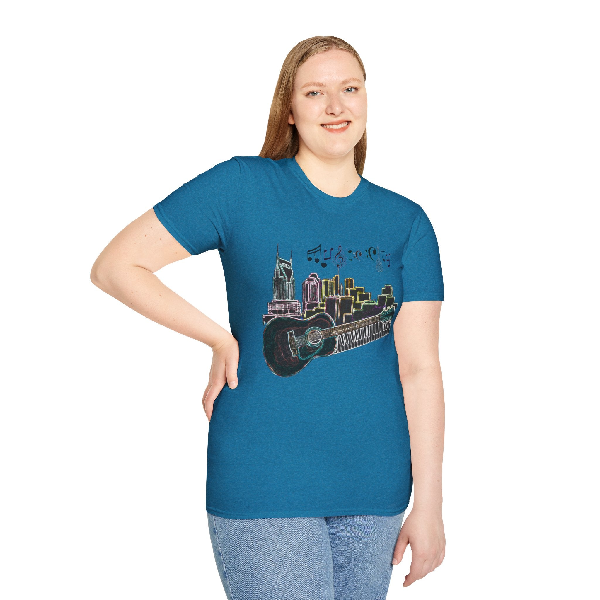 "Music City© Vibe" Unisex Double-Sided Tee