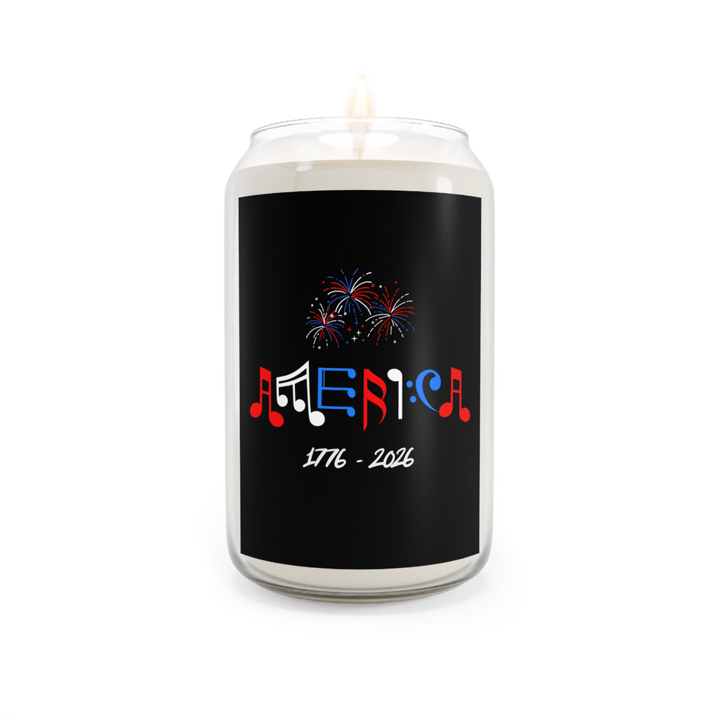 "Fireworks America 1776-2026" Commemorative Scented Candle