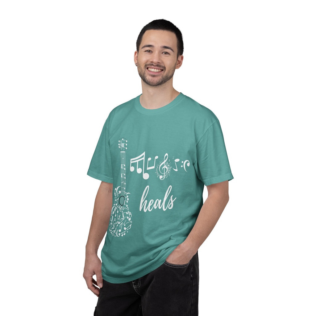 "Music Heals" Graphic Tee - White