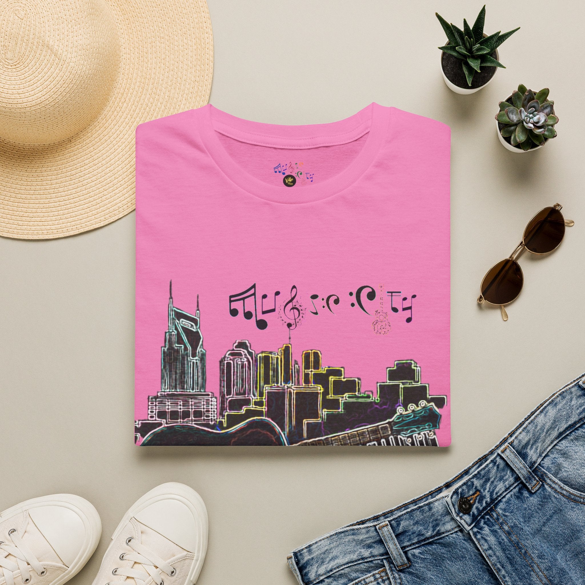 "Music City© Vibe" Unisex Double-Sided Tee