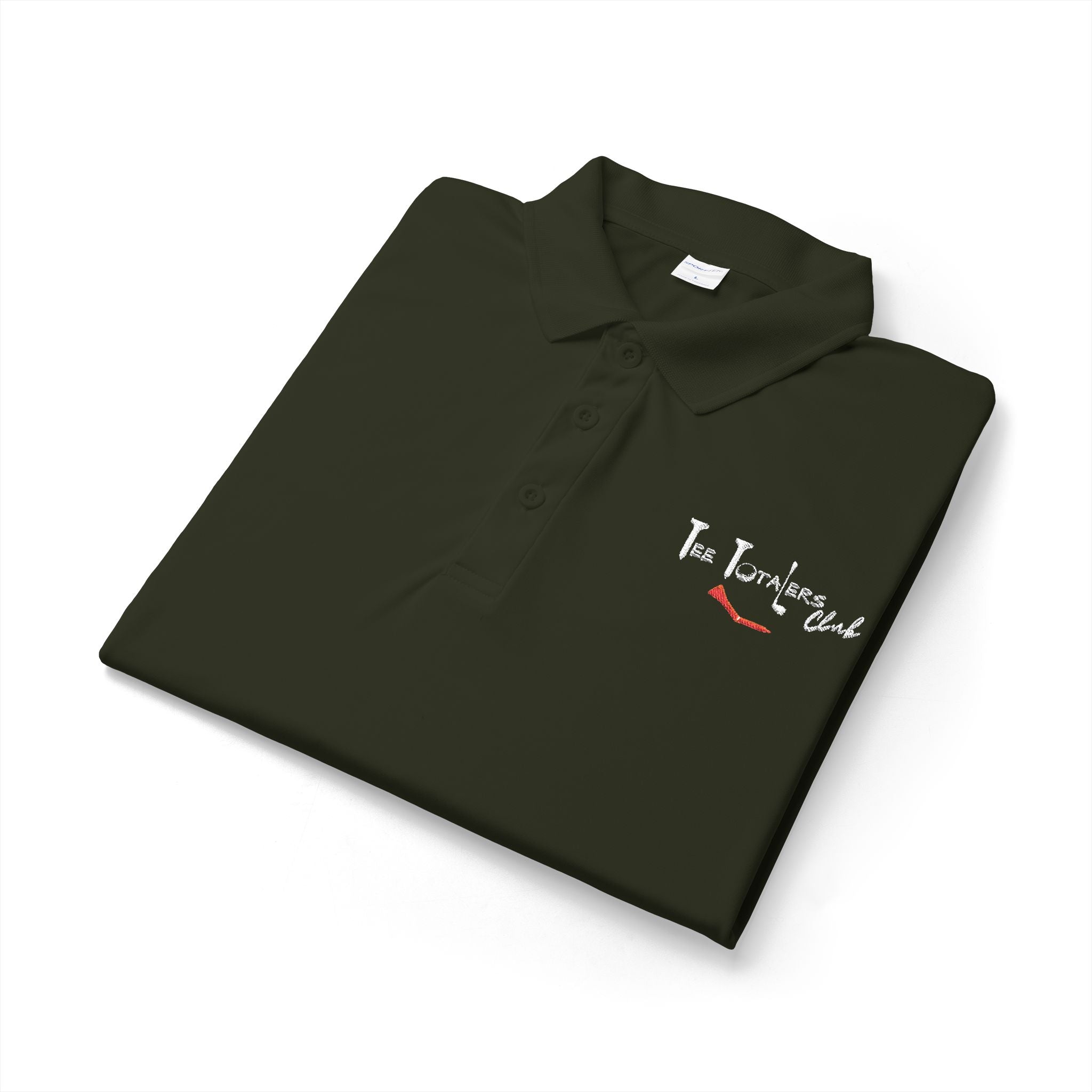 The "Tee Totalers Club" Embroidered Performance Polo