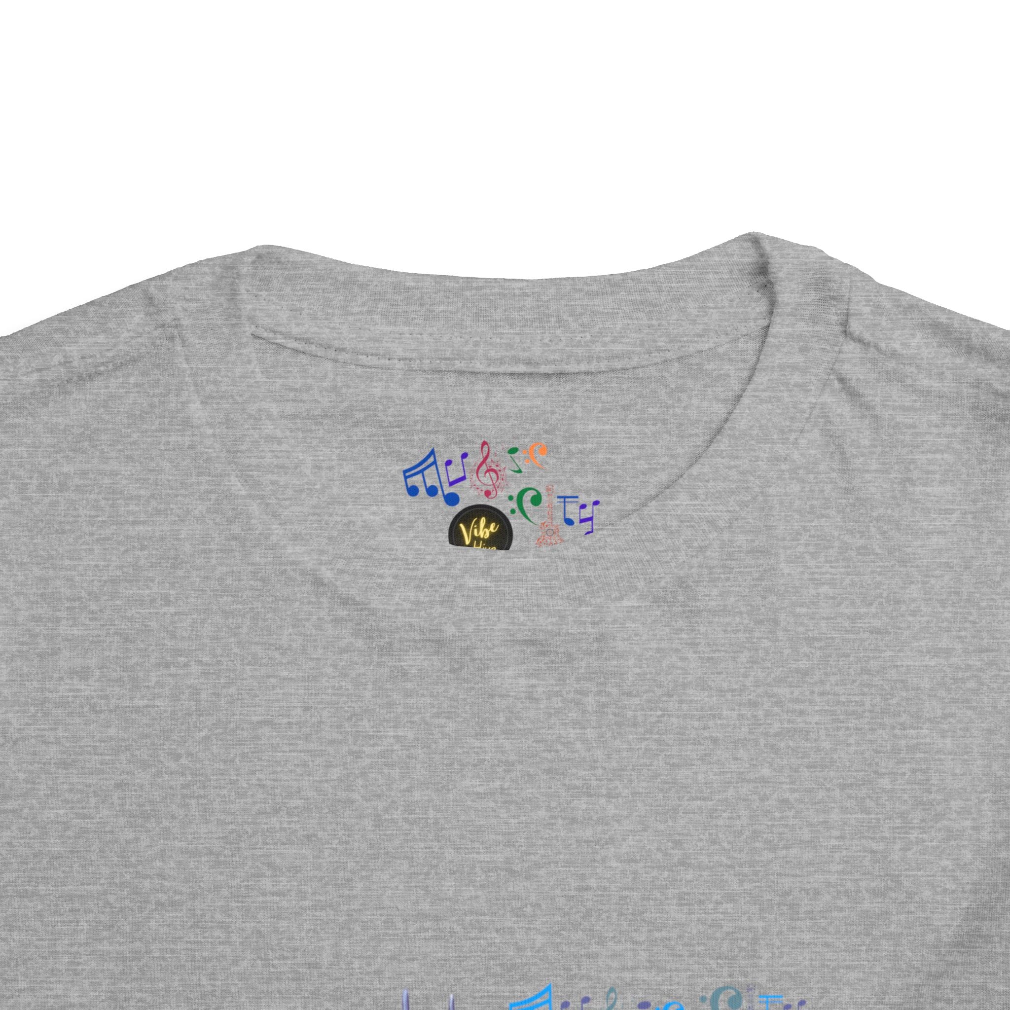 Boy's Toddler Tee with Blue MusicCityscape