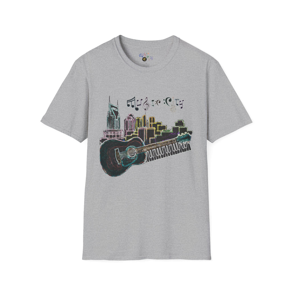 "Music City© Vibe" Unisex Double-Sided Tee