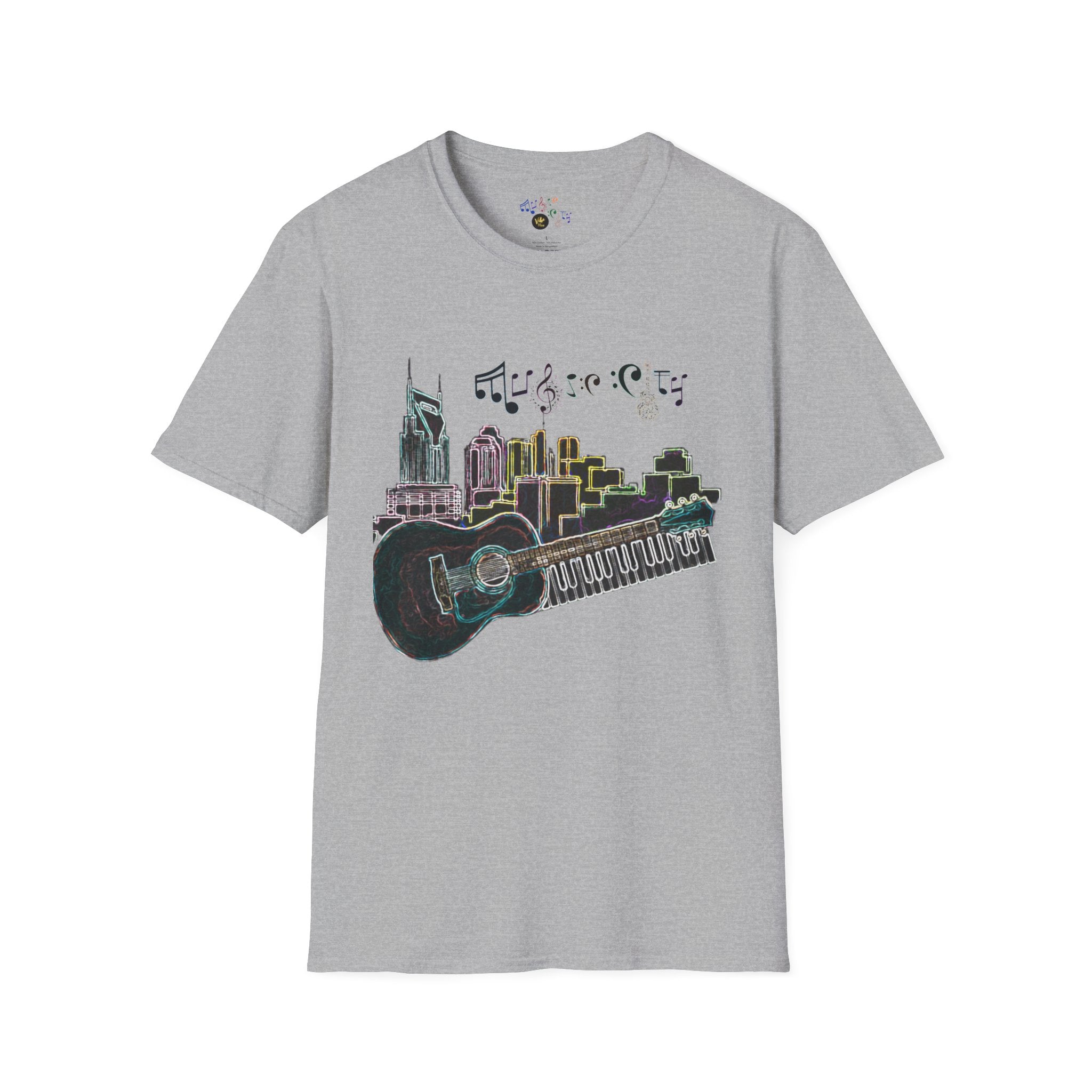 "Music City© Vibe" Unisex Double-Sided Tee