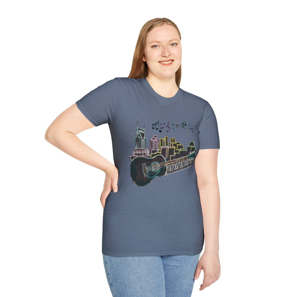 "Music City© Vibe" Unisex Double-Sided Tee