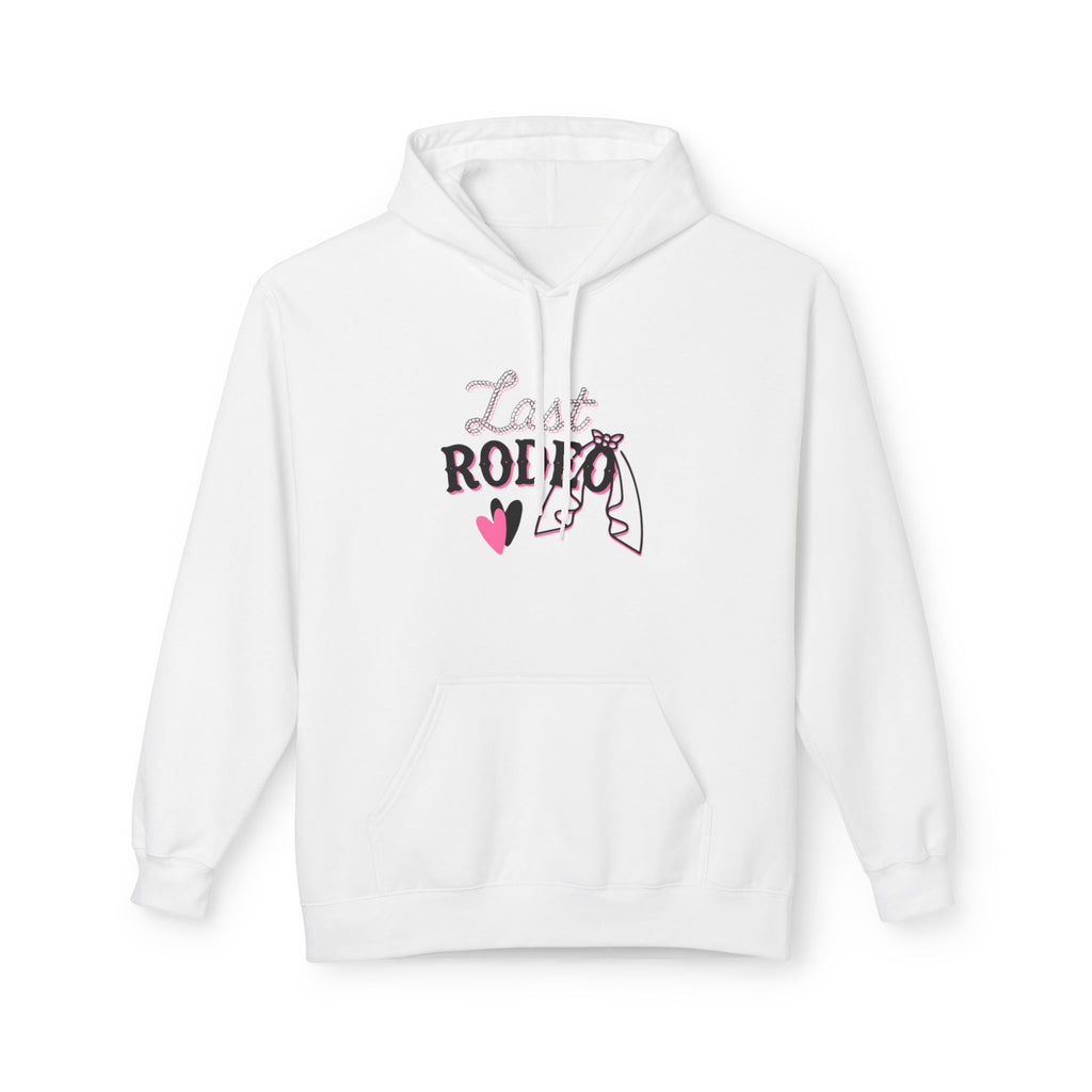 "Last Rodeo" Bride Tribe Hoodie — Bachelorette Party Pullover with Bride Tribe Script