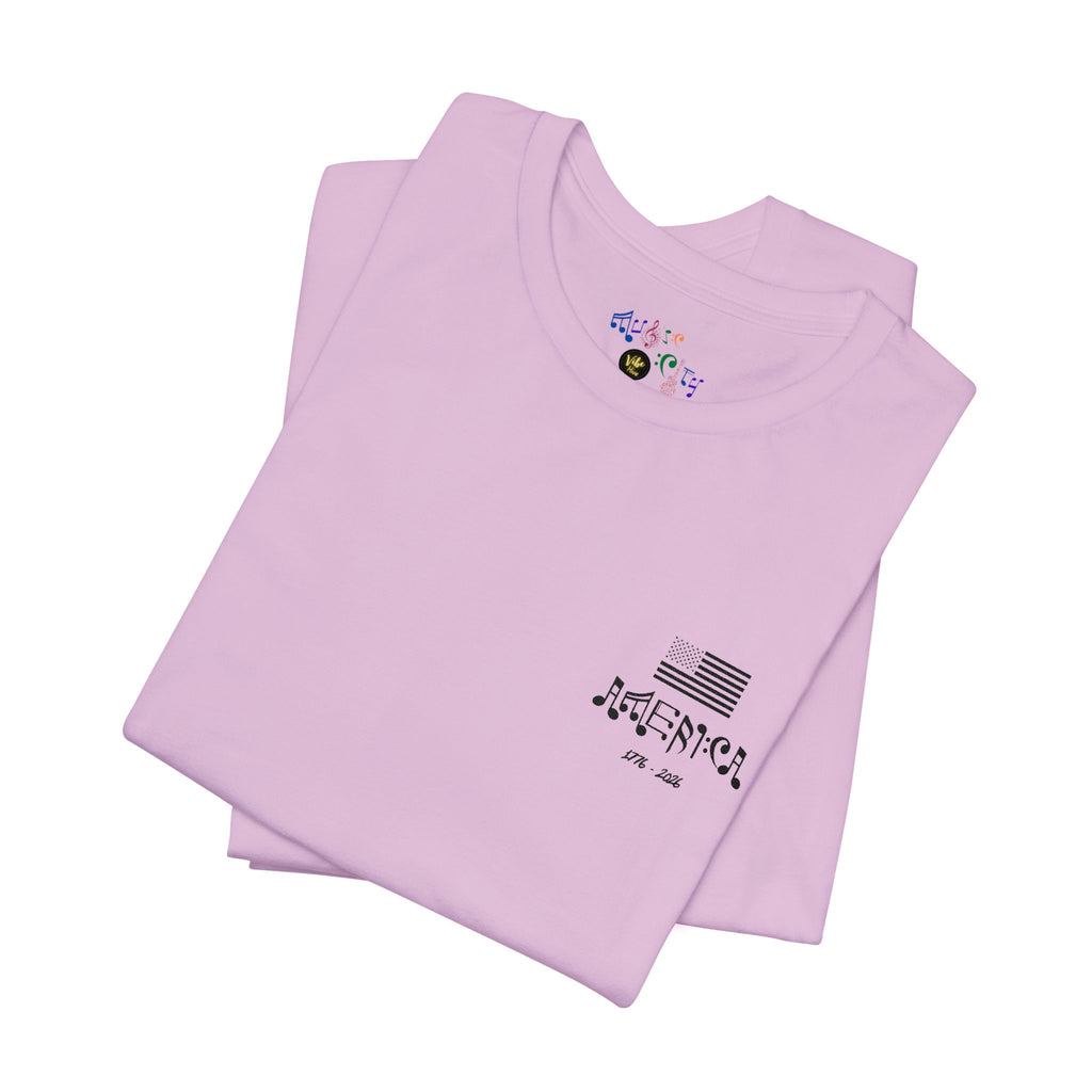   "Stars & Stitch" Embroidered American Flag Tee