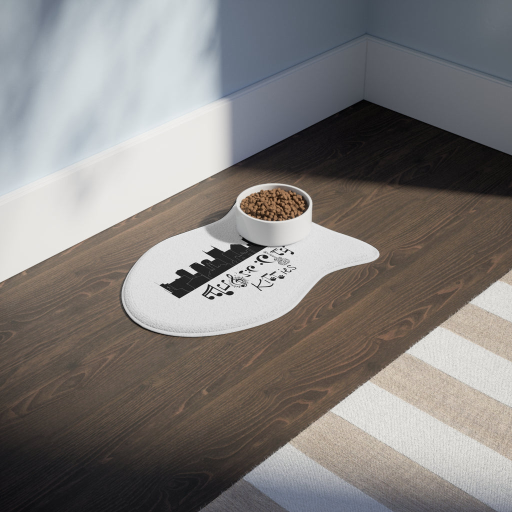 "Music City© Kitties" Fish-Shape Memory Foam Pet Mat