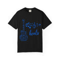 "Music Heals" Graphic Tee - Blue