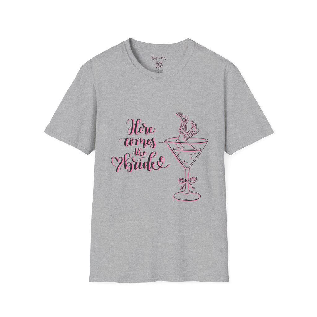 "Music City Bride Tribe: Here Comes the Bride" Tee — Bachelorette Bridal Party Tee