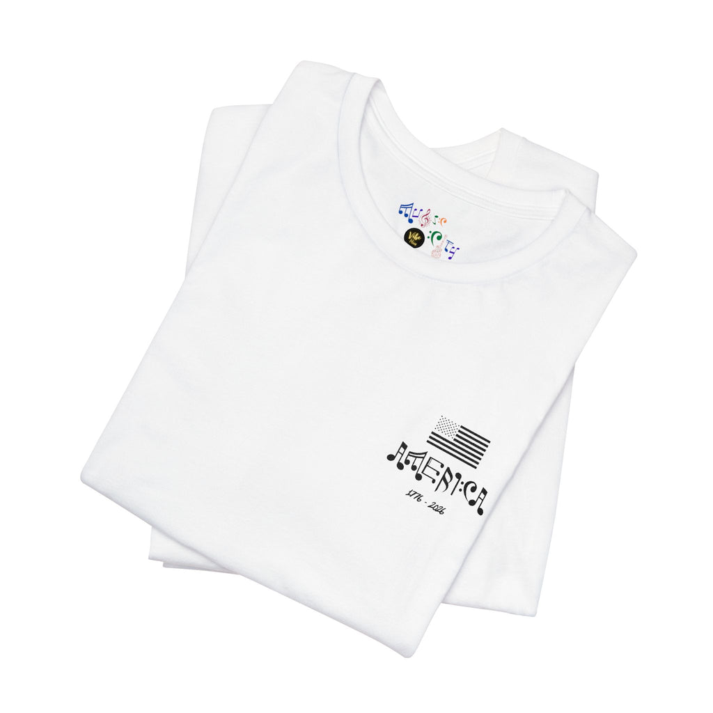   "Stars & Stitch" Embroidered American Flag Tee
