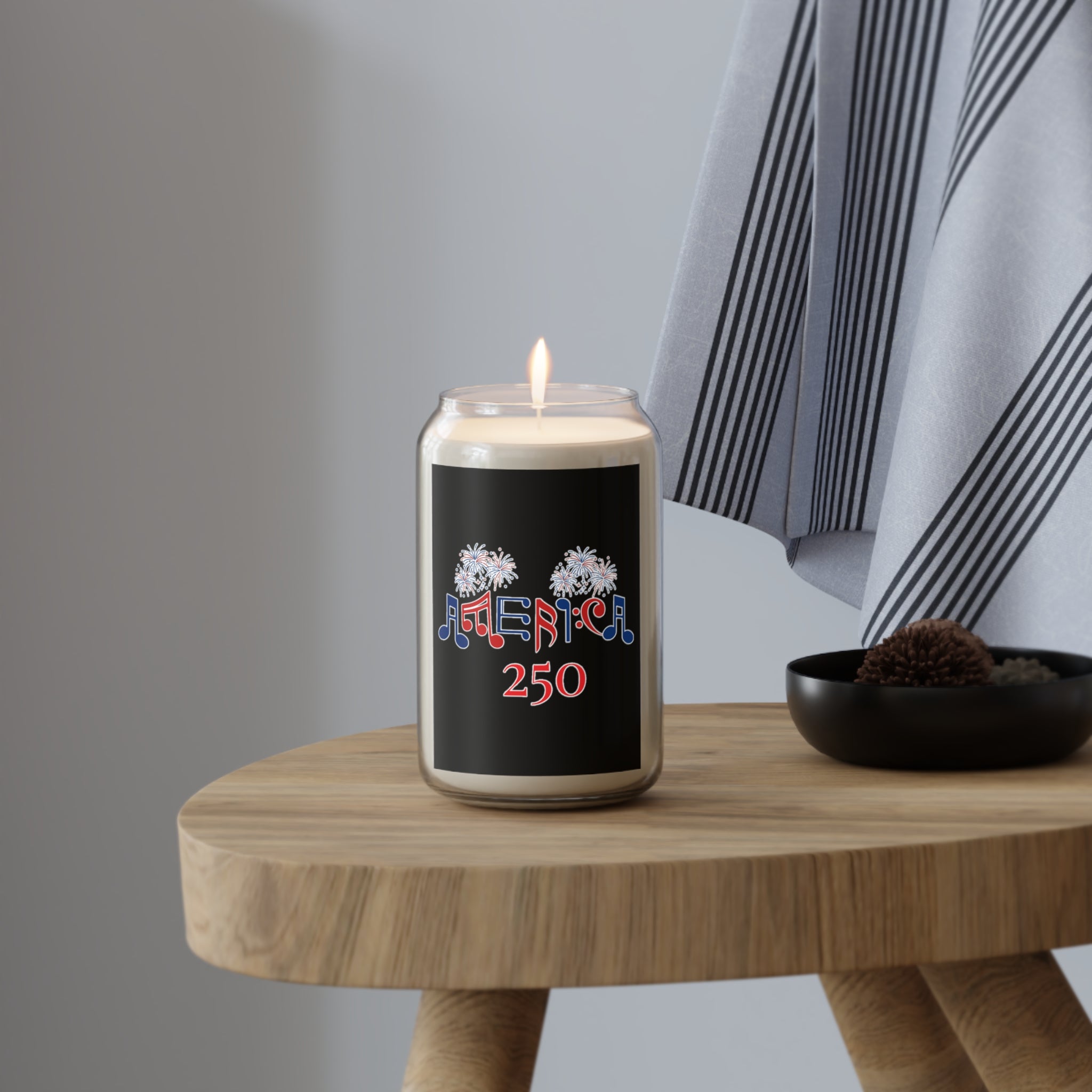 "America 250" Commemorative Fireworks Scented Candle