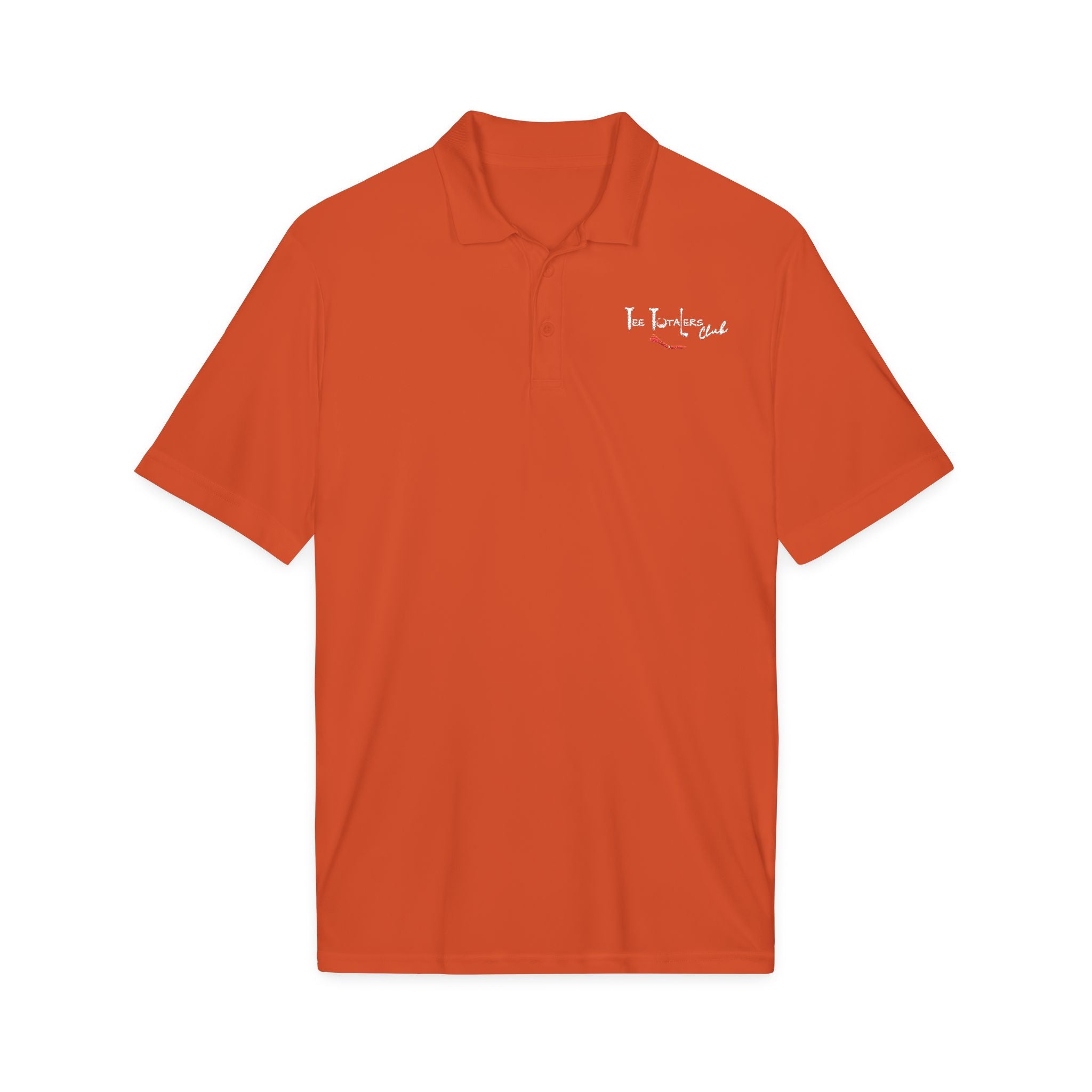 The "Tee Totalers Club" Embroidered Performance Polo