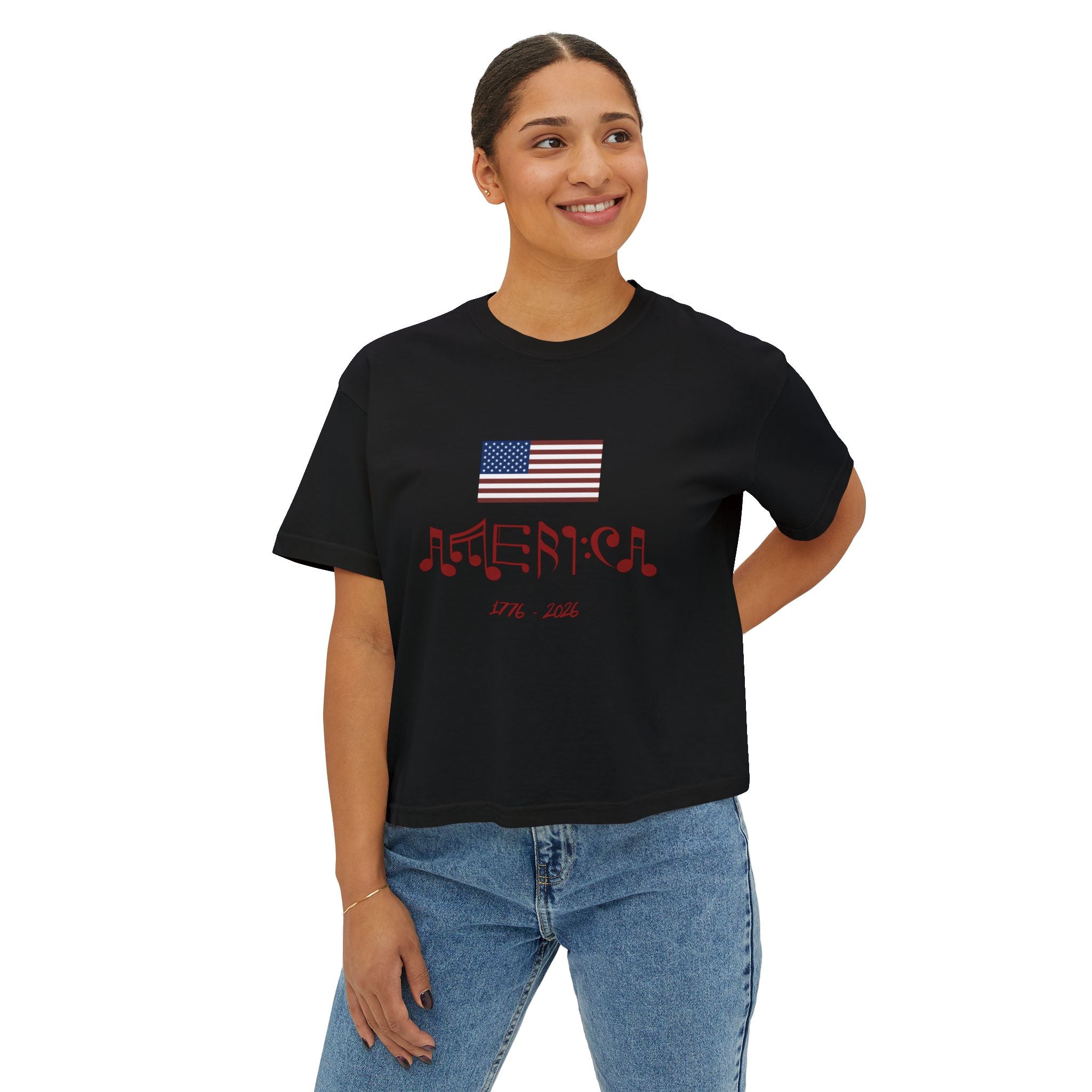 "Classic American Cadence" Boxy Ladies Tee