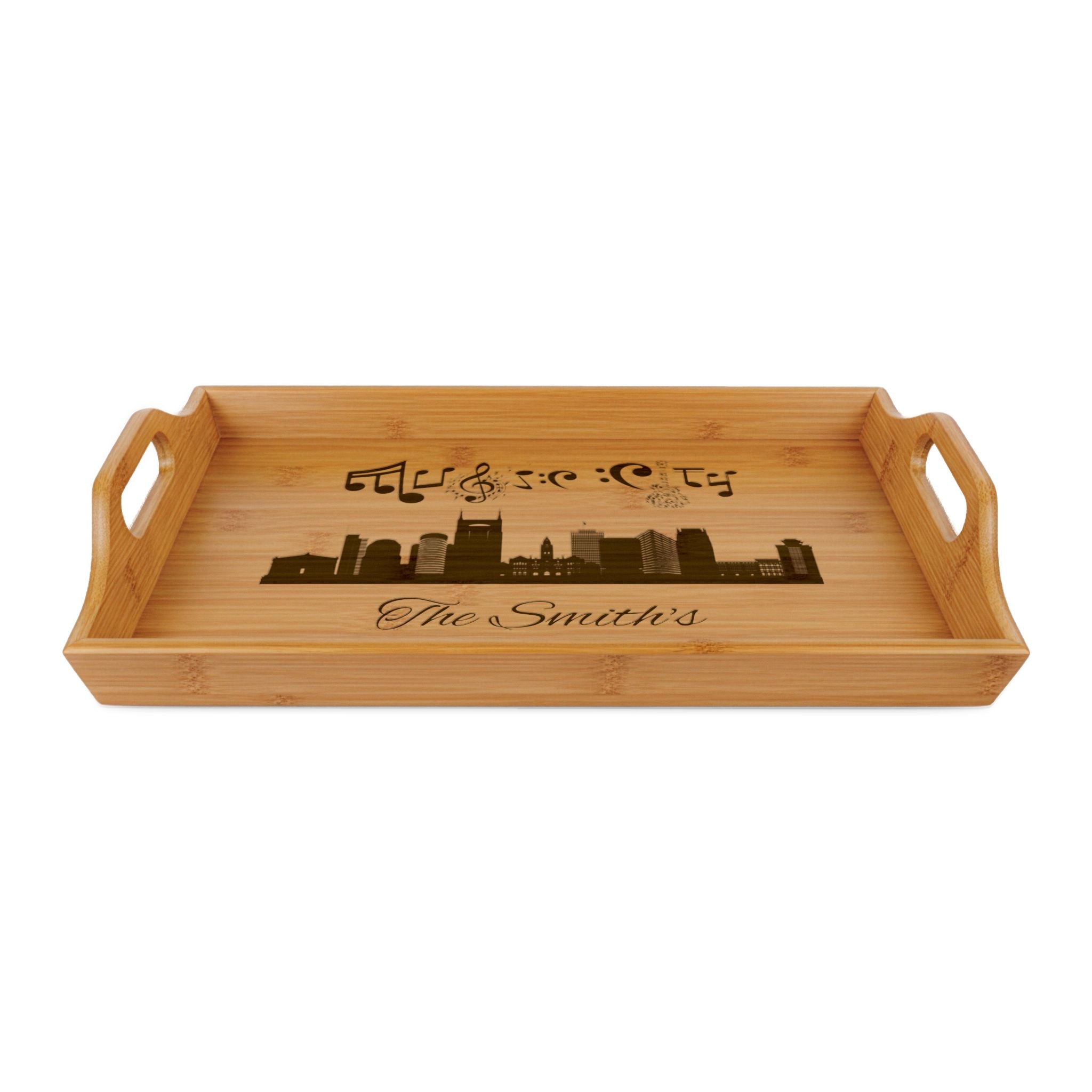 "Music City© Skyline Serenade" Music City© Bamboo Serving Tray