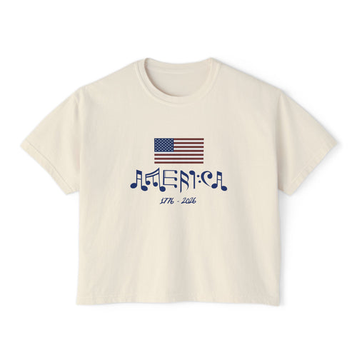 "Classic American Cadence" Boxy Ladies Tee