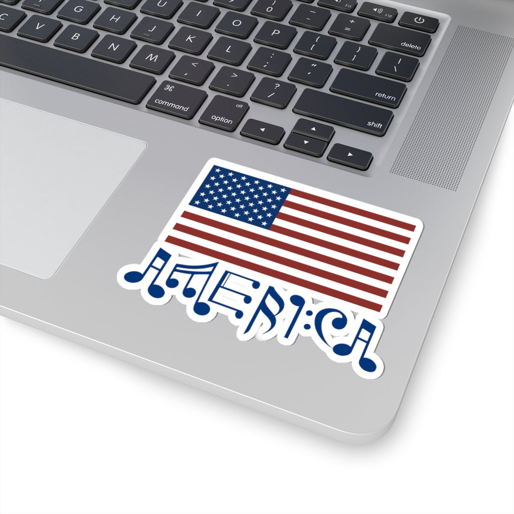 "Classic American Cadence" Kiss-Cut Sticker
