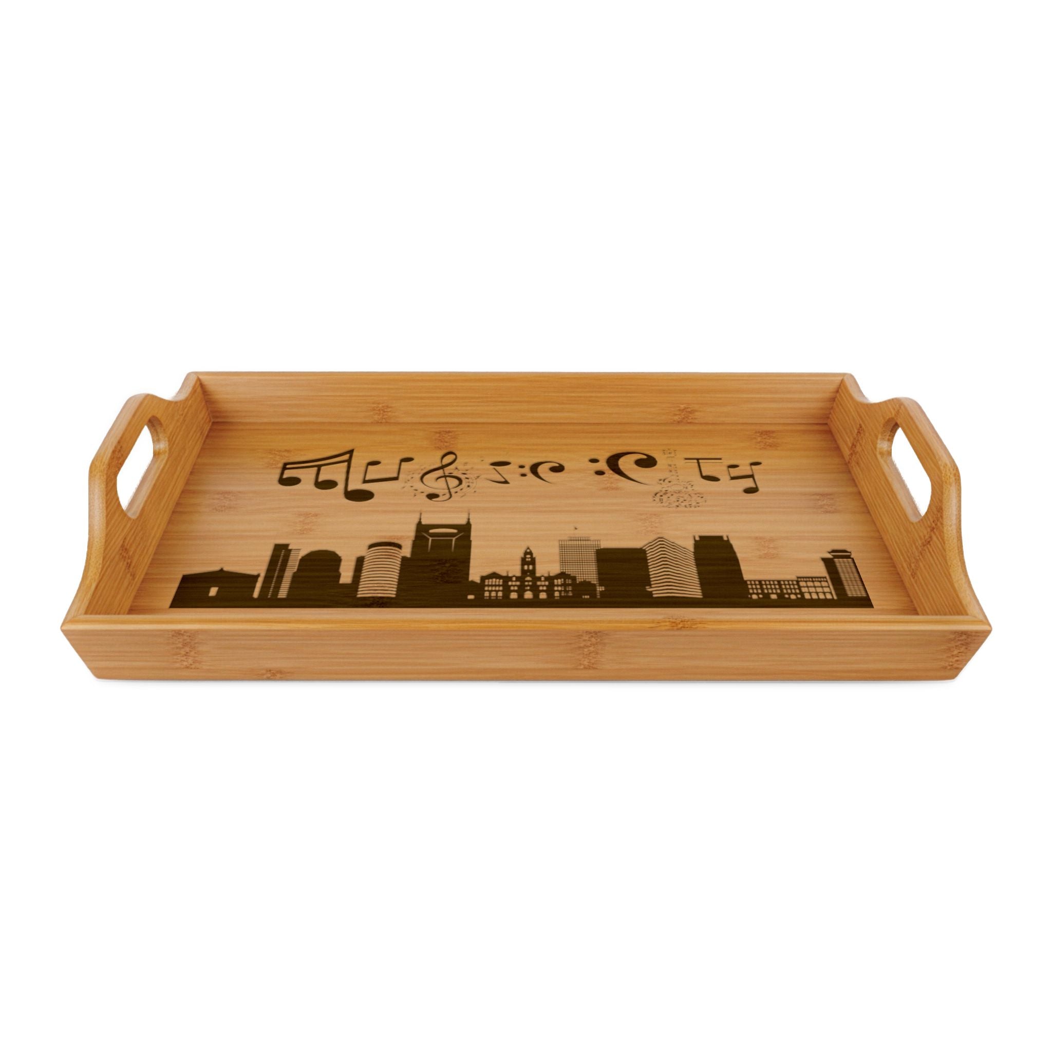 "Music City© Skyline Serenade" Music City© Bamboo Serving Tray